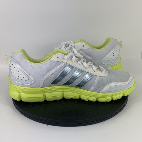 Adidas Climacool Aerate 3 White/Neon Running Shoes G98528 Women's Size 12 - Picture 10 of 13